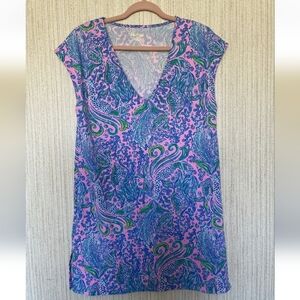 Lilly Pulitzer Size XS Talli Swim Cover-Up We Mermaid It